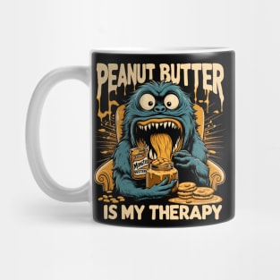 Peanut butter lover - therapy monster Mug